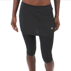 Mountain Hardwear Run Skapri 2-in-1 Leggings Attached Skirt Women’s Size Large